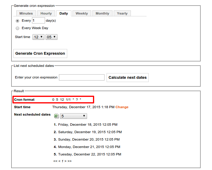 Underholdning Dronning matron How to Create Cron Expression for Quartz Scheduler [SOLVED]